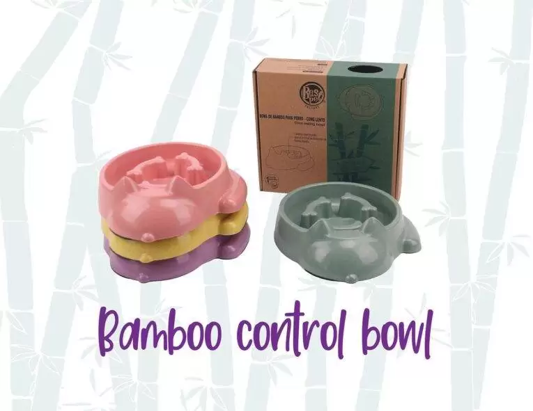 bowl de bamboo para comer lento 1