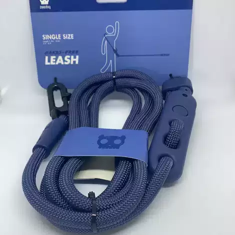 hands free leash blue 1