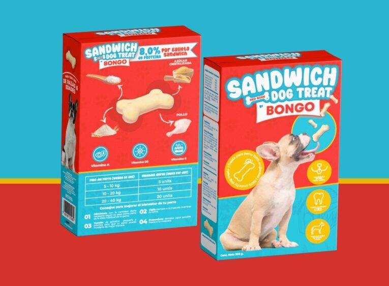 Sandwich Bone Dog Treat 1