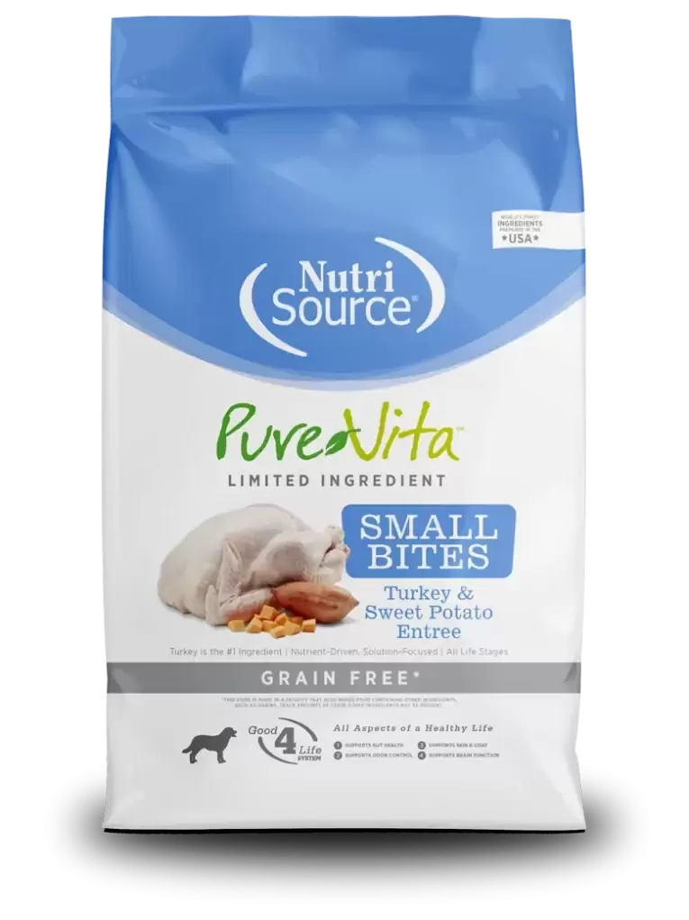 nutri source pavo y camote small bites